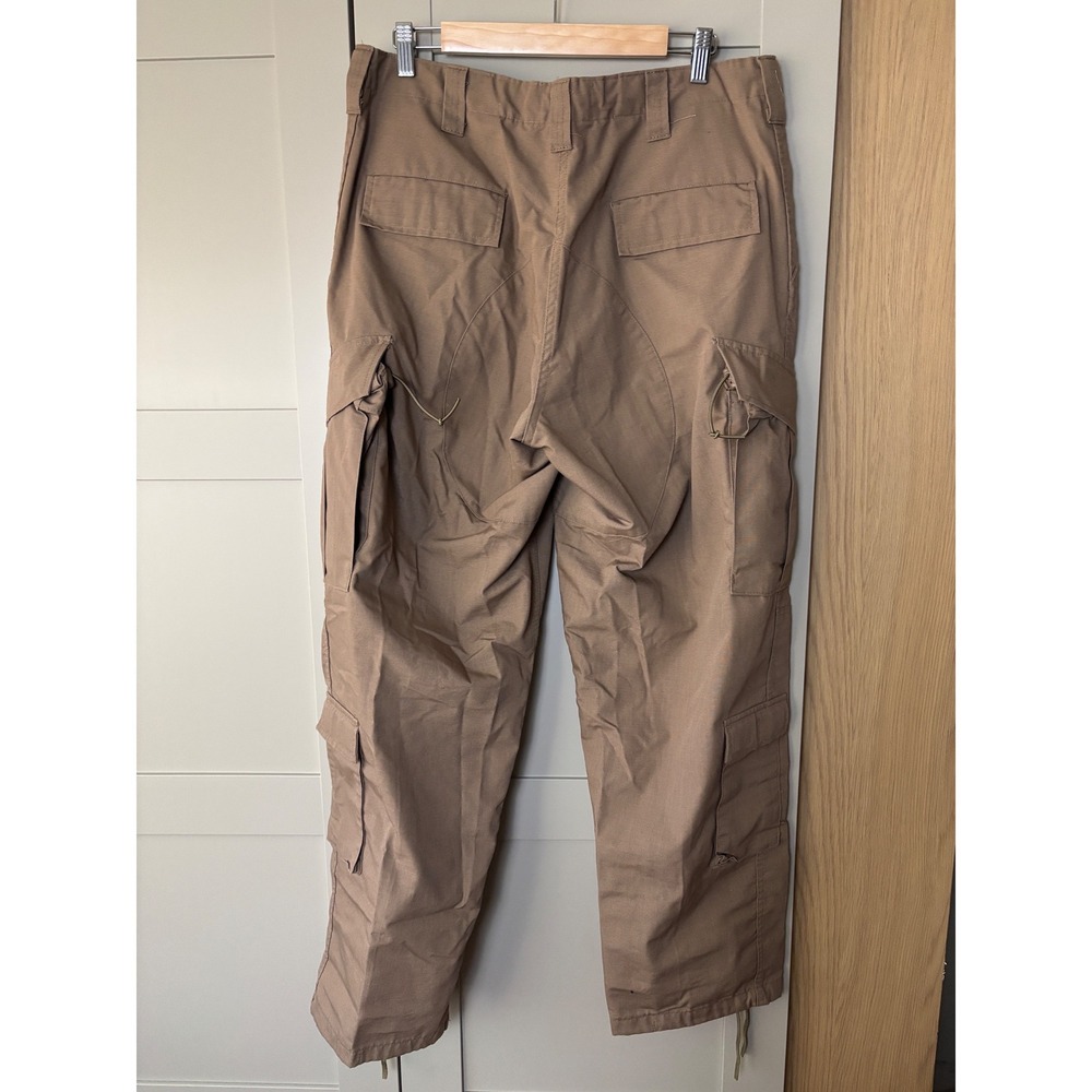 Tru-Spec Mens Tactical Cargo Pants Coyote Brown Ripstop Medium Regular 35x29.5